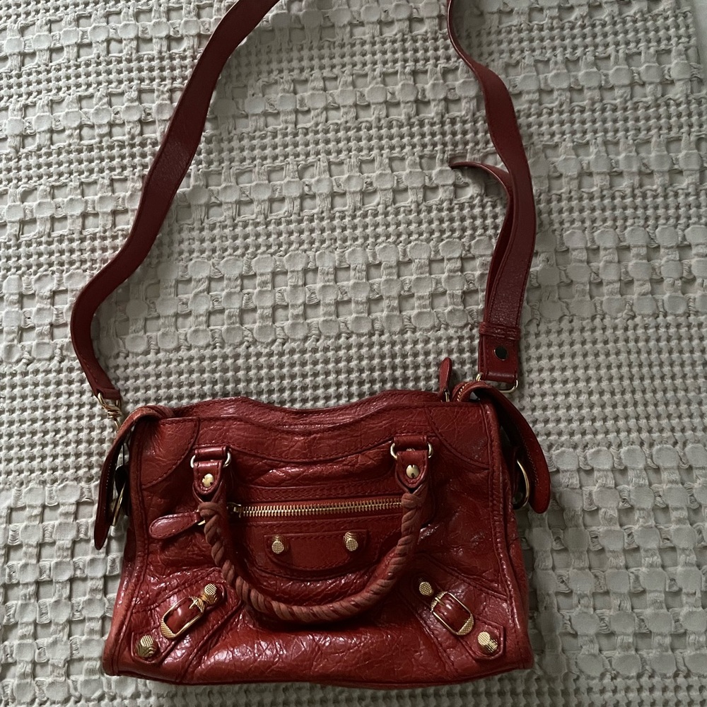 Balenciaga City Giant Studs Mini Bag